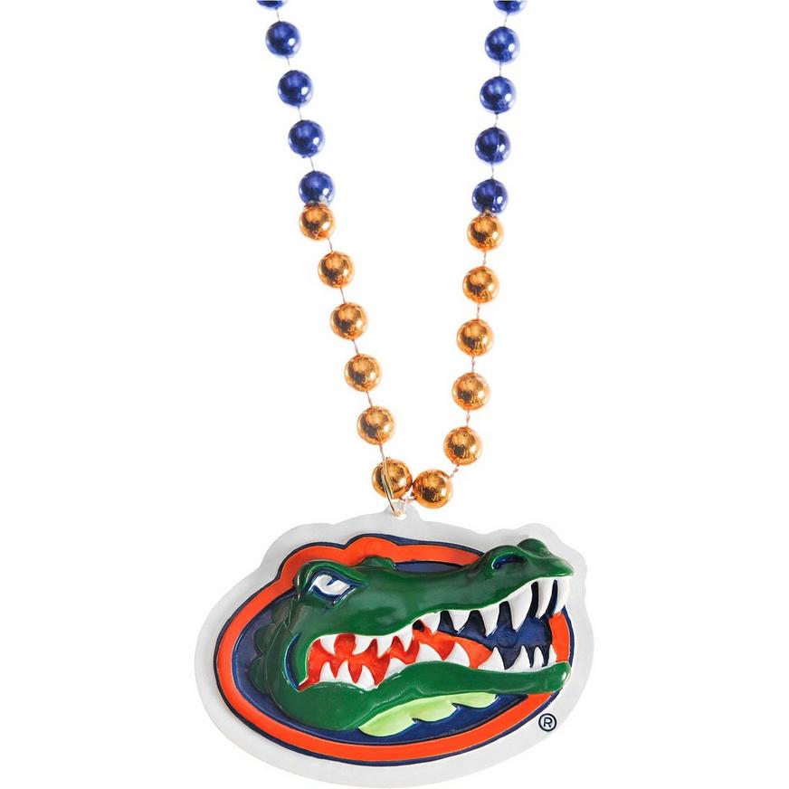 Florida Gators Pendant Bead Necklace