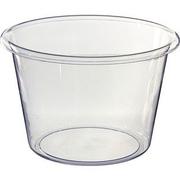 CLEAR Jumbo Plastic Ice Bucket