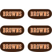 Cleveland Browns Eye Black Stickers 6ct