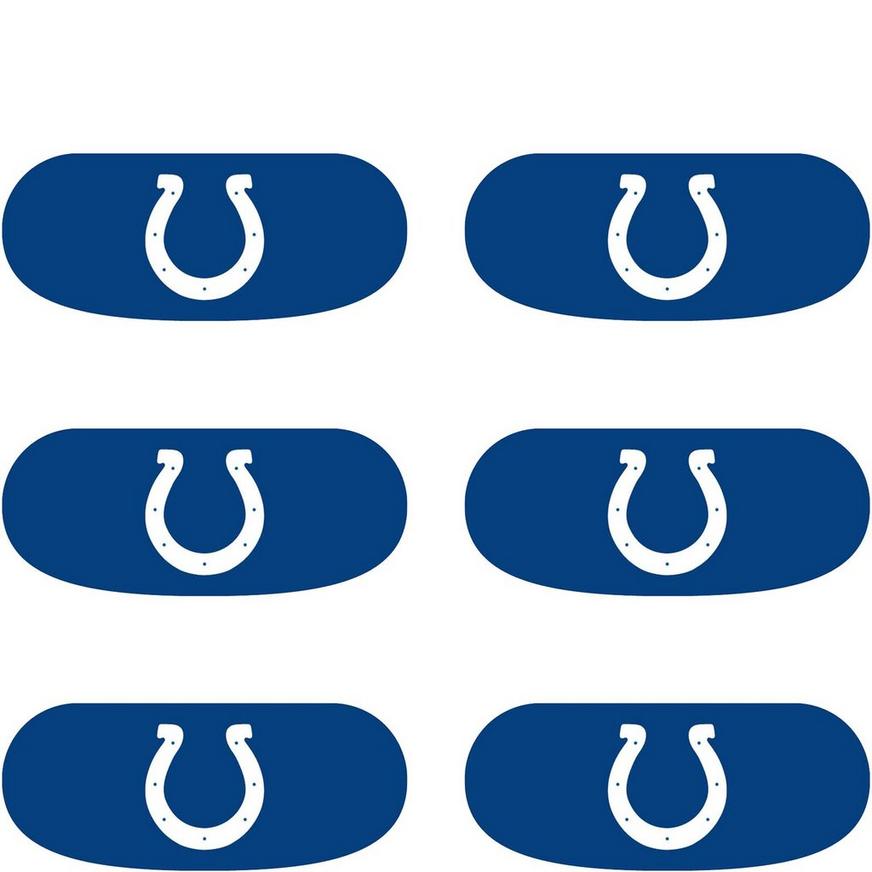 Indianapolis Colts Eye Black Stickers 6ct