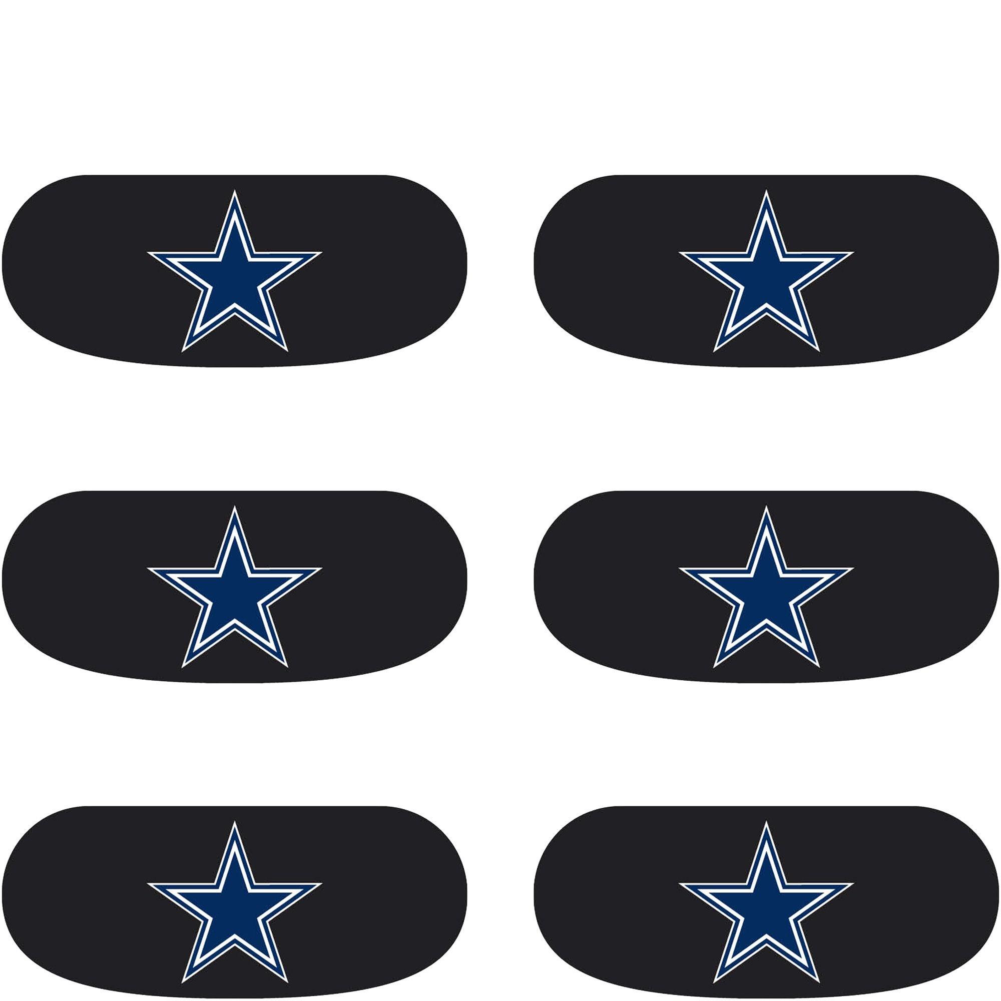 Dallas Cowboys Eye Black Stickers 6ct