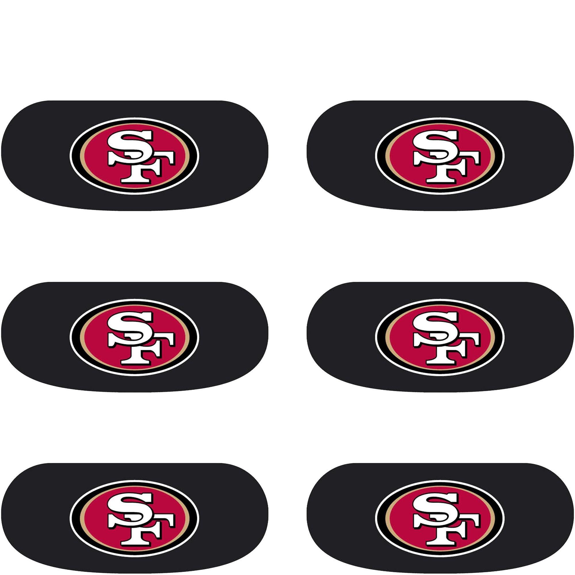 San Francisco 49ers Eye Black Stickers 6ct Party City
