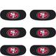 San Francisco 49ers Eye Black Stickers 6ct