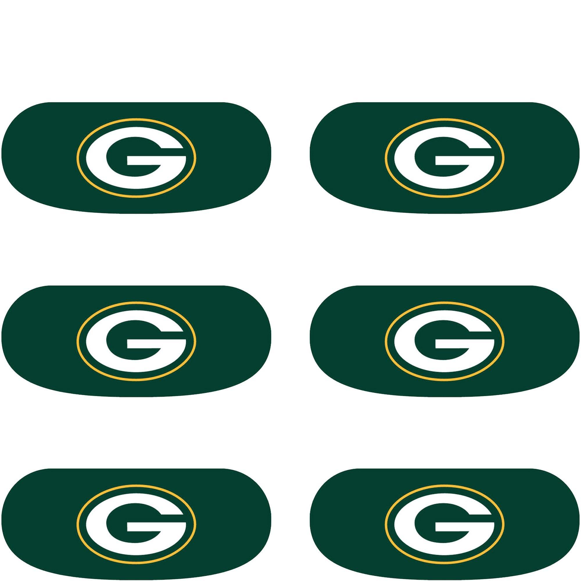 Green Bay Packers Eye Black Stickers 6ct Party City