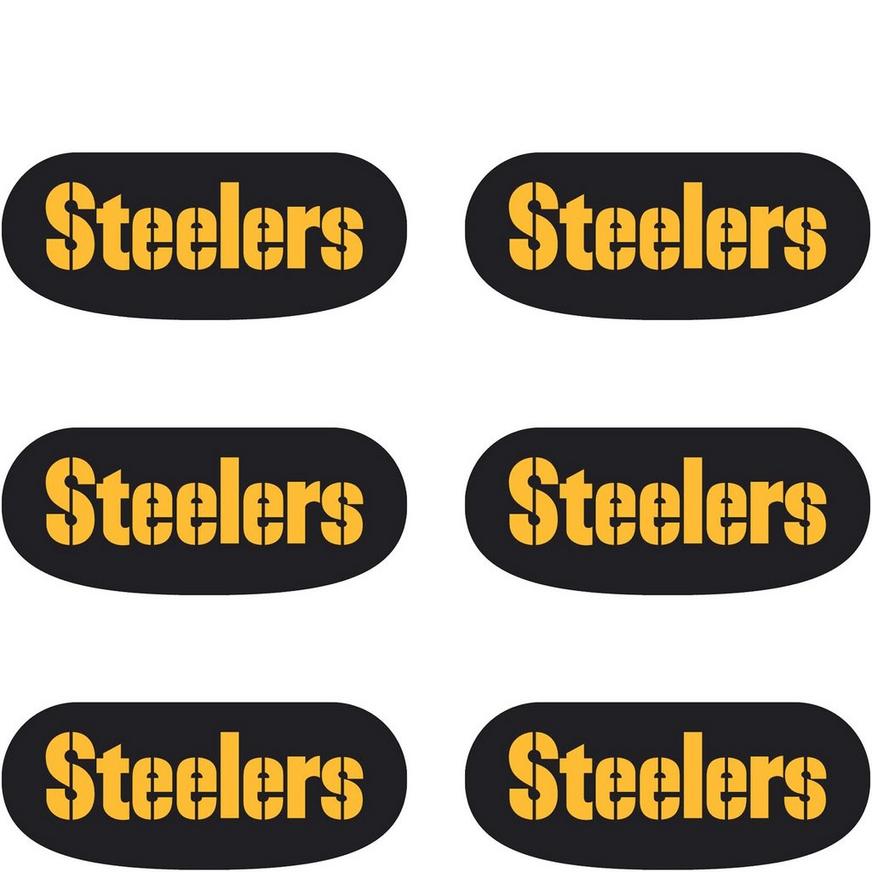Pittsburgh Steelers Eye Black Stickers 6ct
