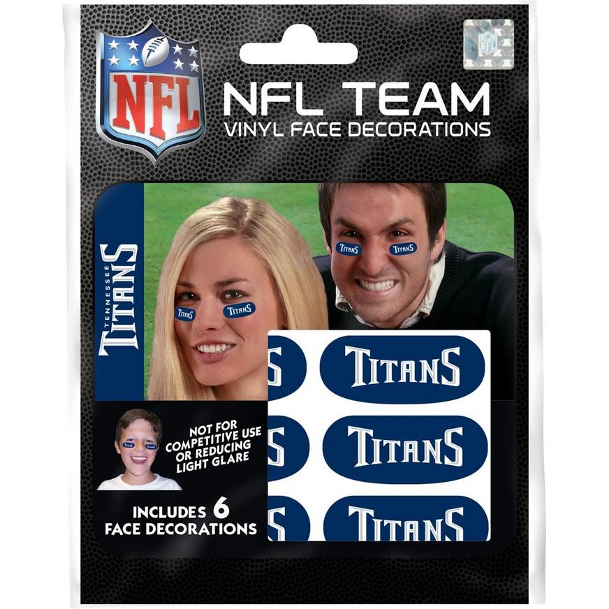 Tennessee Titans Eye Black Stickers 6ct