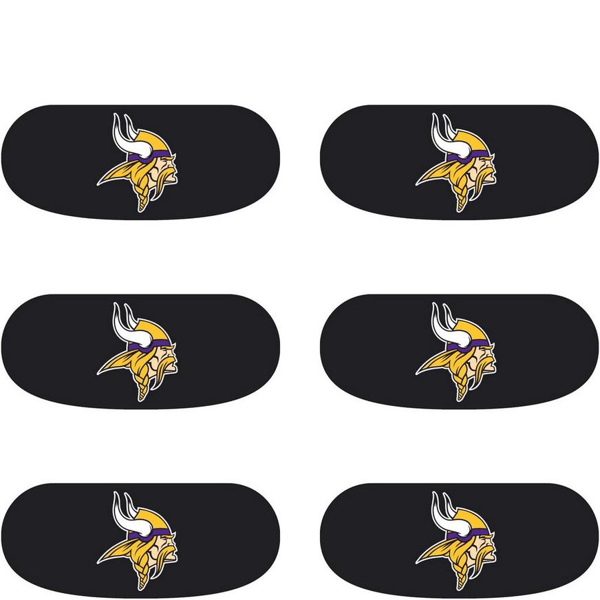 Minnesota Vikings Eye Black Stickers 6ct
