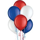 72ct, Red, White & Blue Balloons