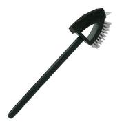 Long Handle Dual-Head Grill Brush, 18in