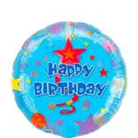 Swirl Happy Birthday Balloon, 32in