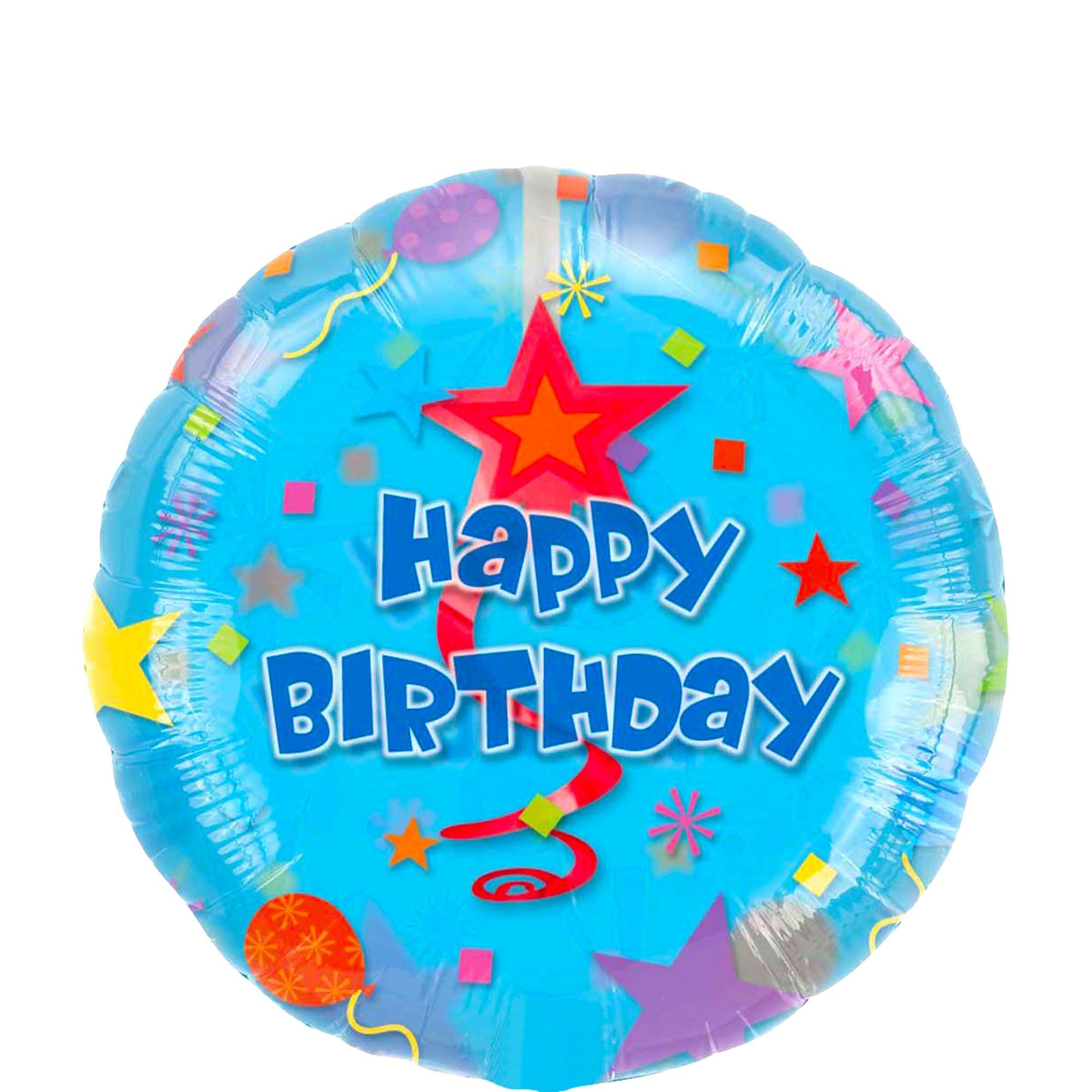 Birthday Swirl Insider Dangler Foil Balloon, 32