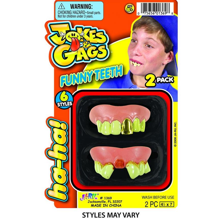 Jokes & Gags Funny Teeth, 2ct