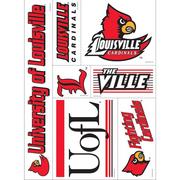 Louisville Cardinals Decals 7ct