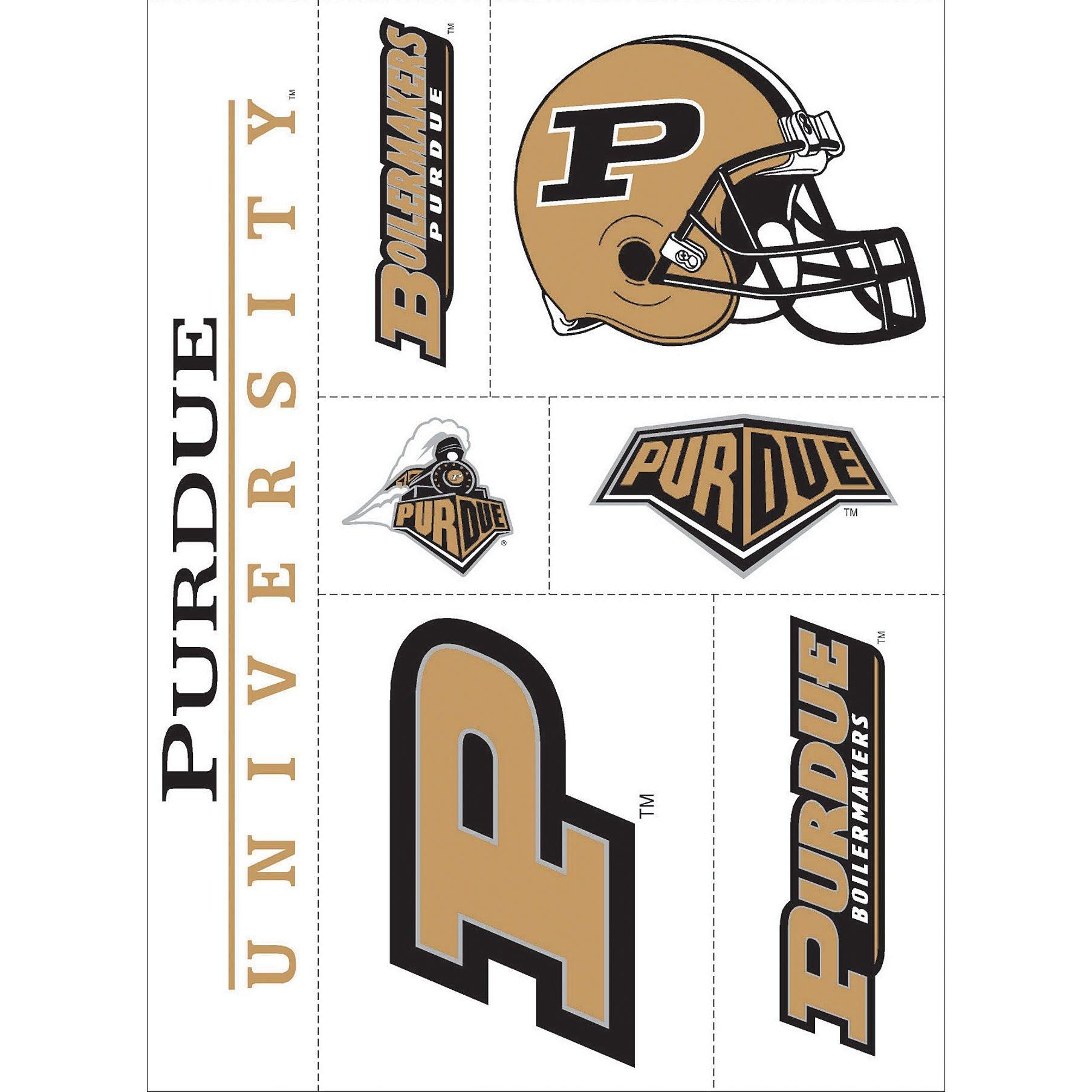 Purdue Boilermakers Decals 7ct | Party City