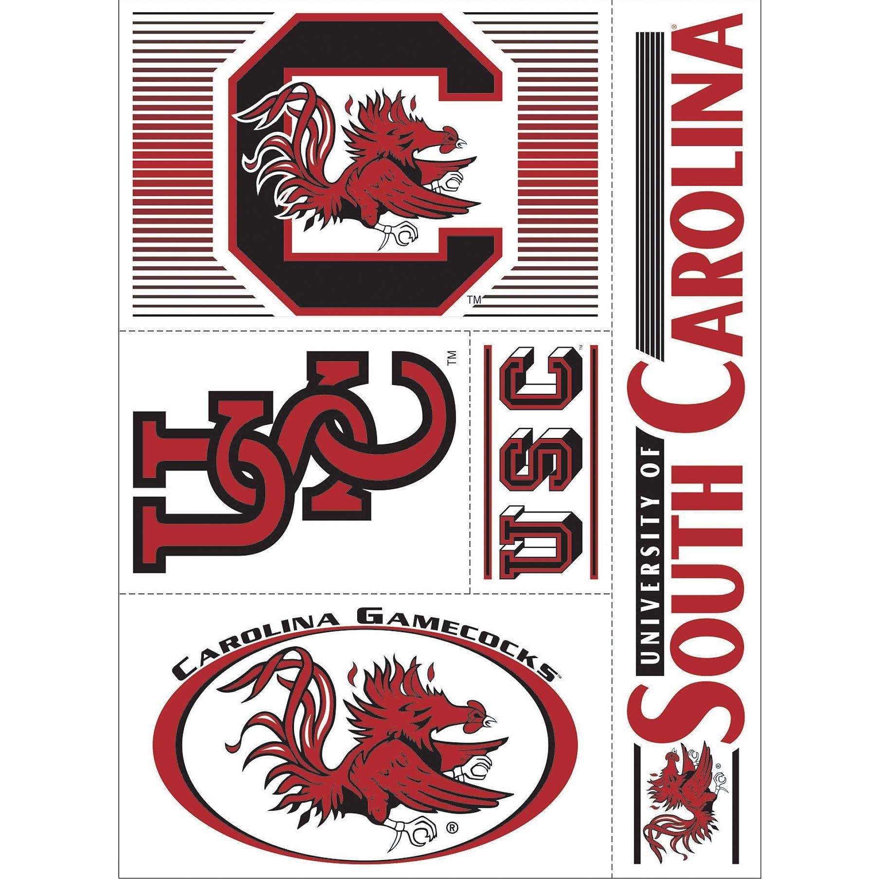 South Carolina Gamecocks Decals 5ct Party City