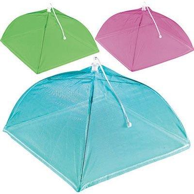 3 Pack Fabric Food Cover, Dish Covers, Umbrella Tent Cover, Plate