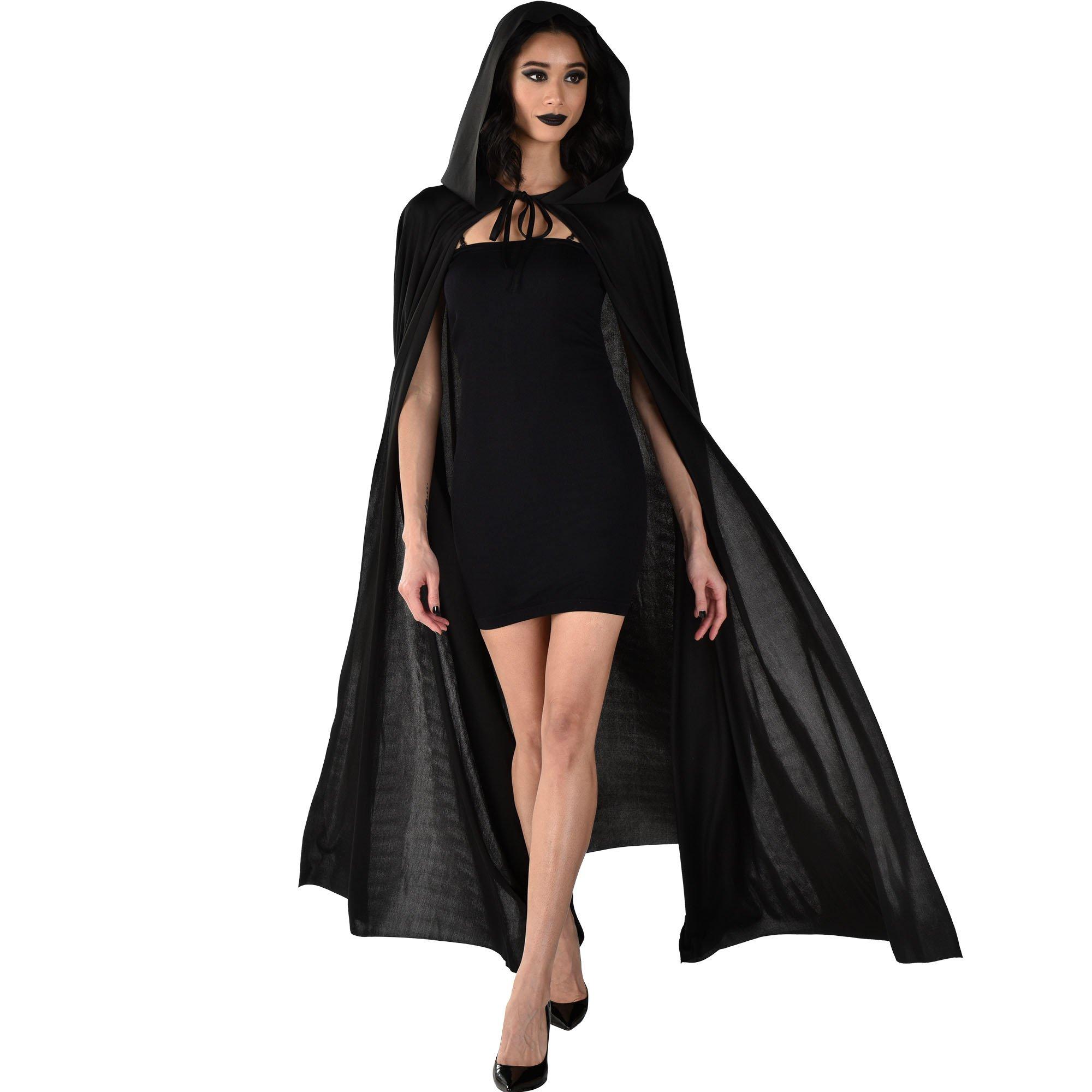 Black Hooded Cape | Party City