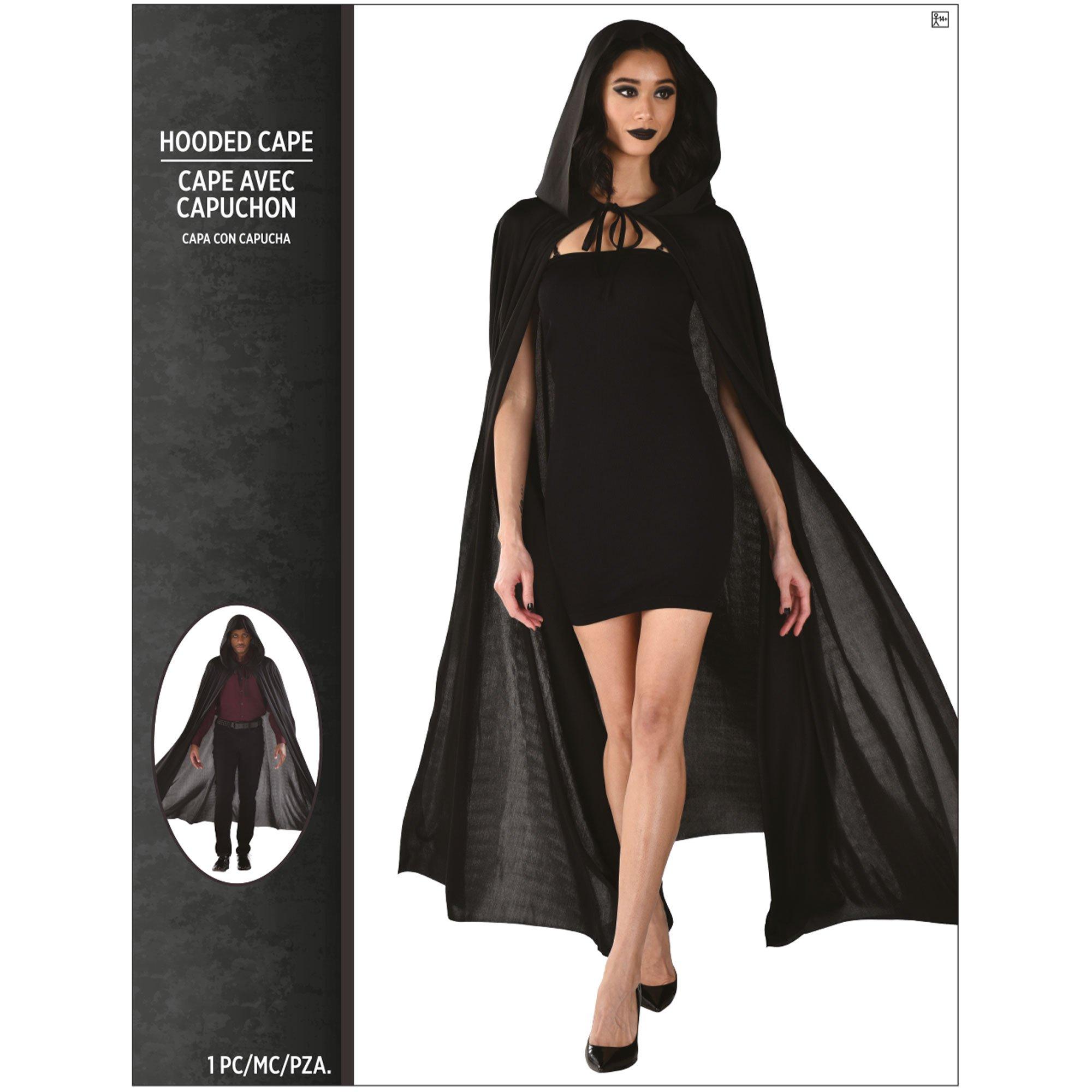 Black Hooded Cape | Party City