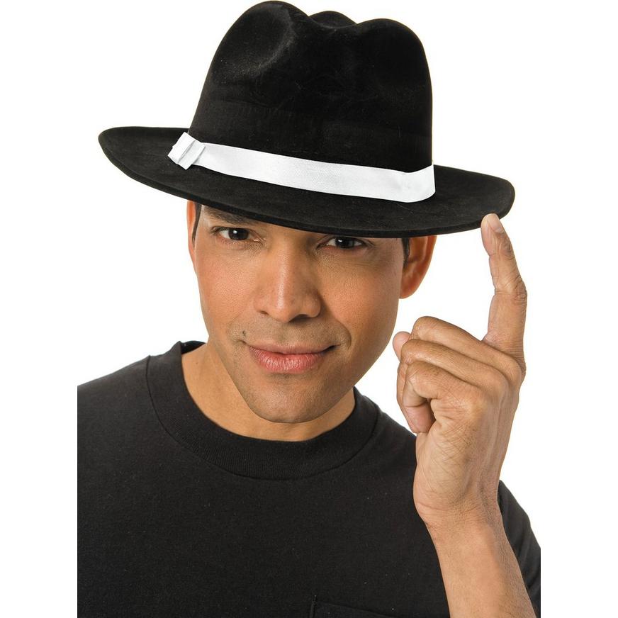 Black Gangster Hat