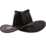 Faux Leather Cowboy Hat