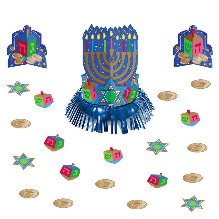 Hanukkah Table Decorating Kit 15pc