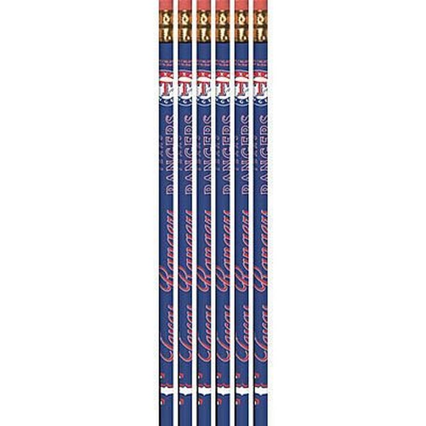 Texas Rangers Pencils 6ct