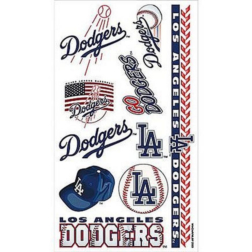 Los Angeles Dodgers Tattoos 10ct