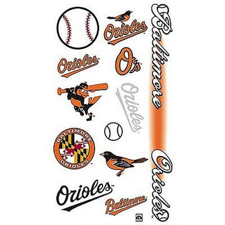 Baltimore Orioles Tattoos 10ct