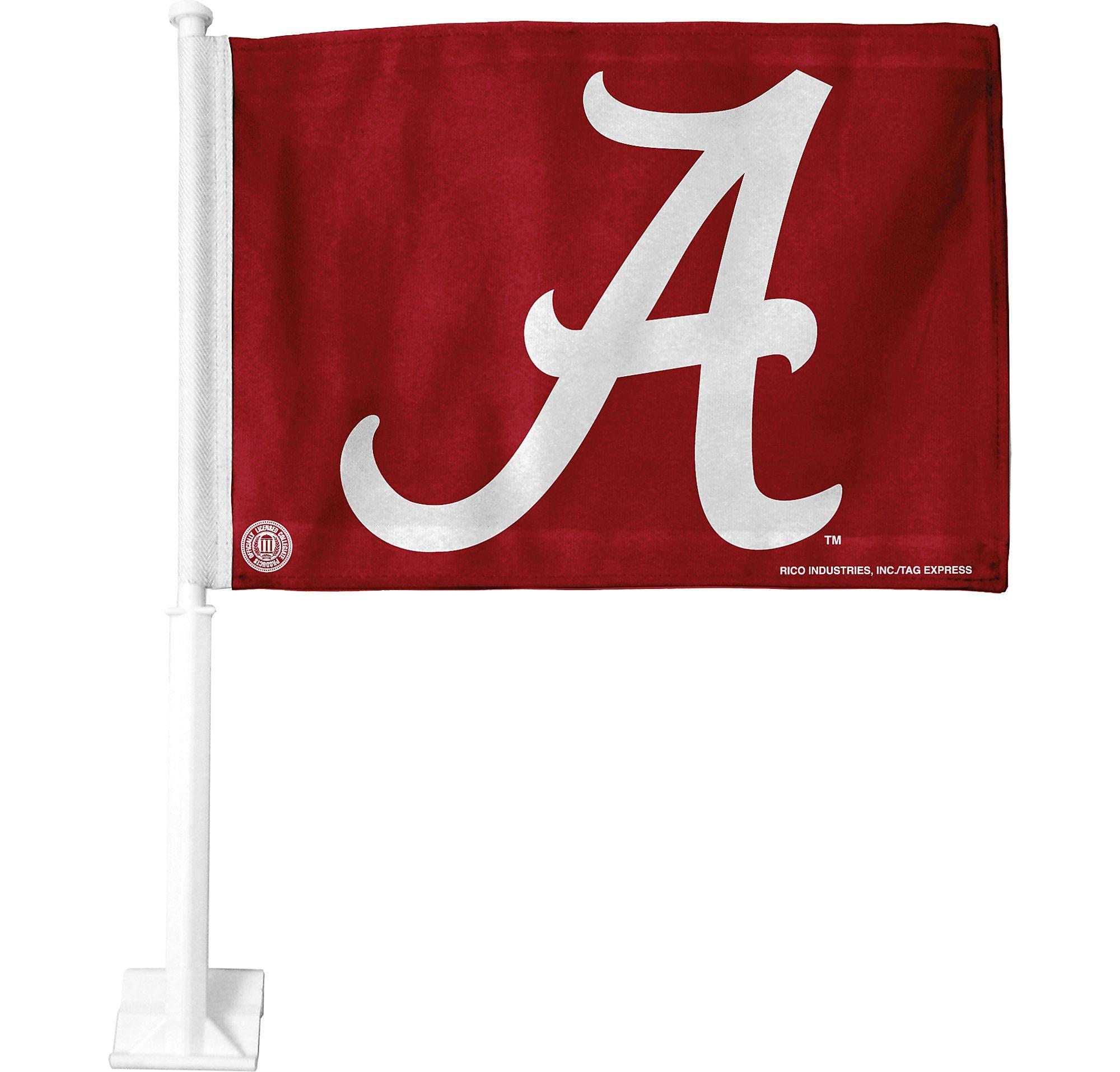 Alabama Crimson Tide Car Flag