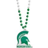 Michigan State Spartans Pendant Bead Necklace