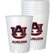 Auburn Tigers Plastic Cups 8ct