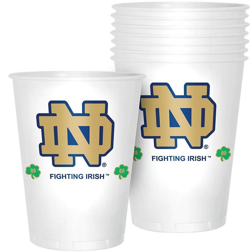 Notre Dame Fighting Irish Plastic Cups 8ct