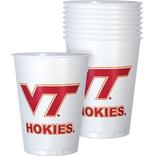 Virginia Tech Hokies Plastic Cups 8ct