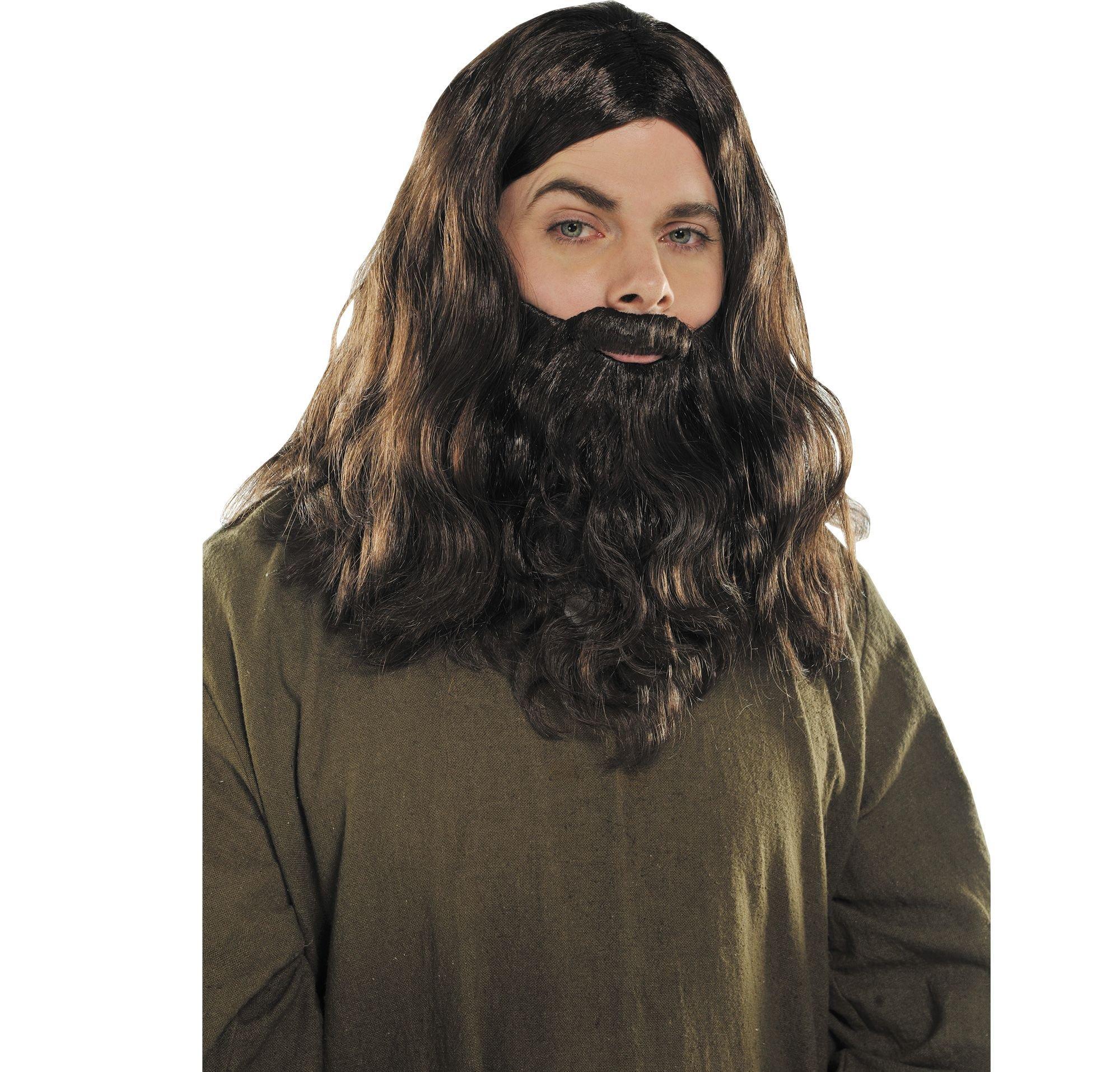 Hippie Wig Beard Party City