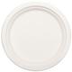 Eco-Friendly White Sugar Cane Dinner Plates 50ct