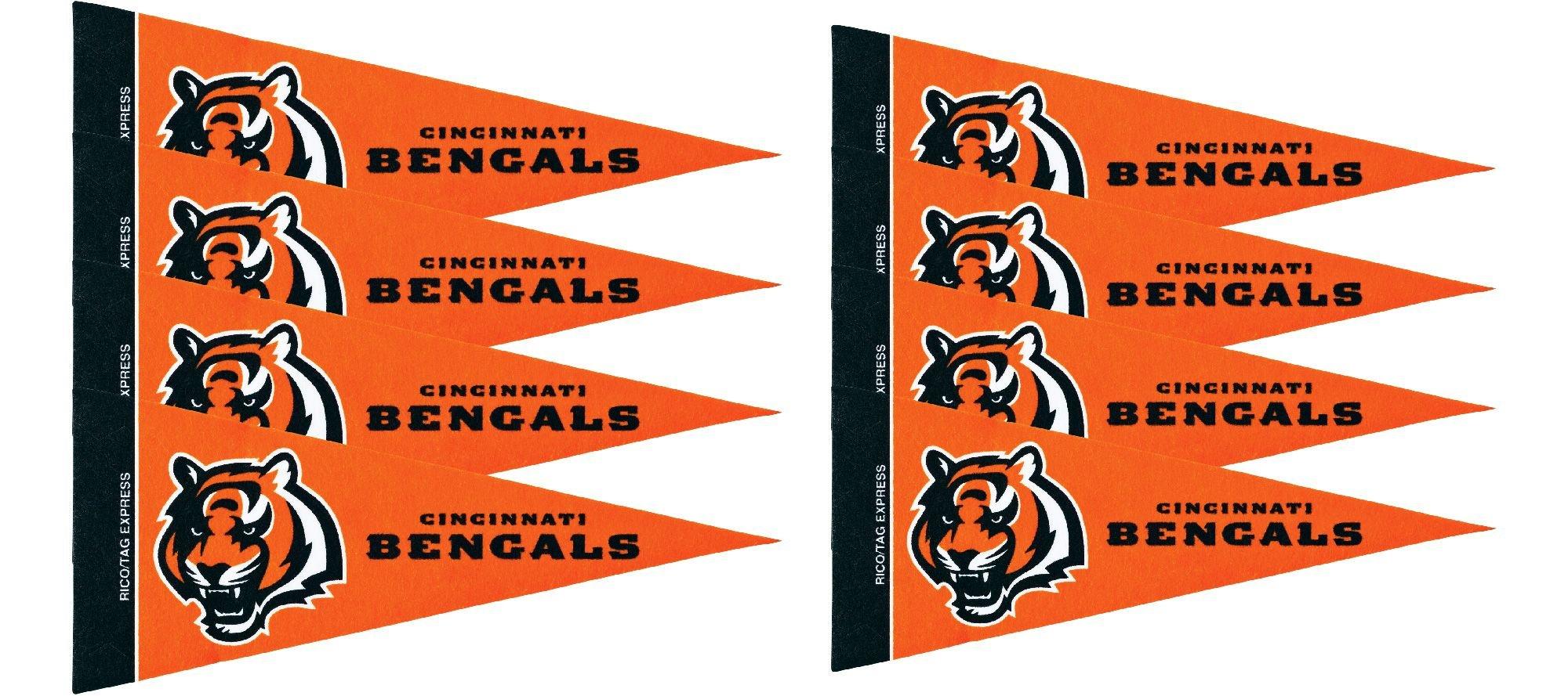 Cincinnati Bengals Pennants 8ct Party City
