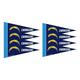 Los Angeles Chargers Pennants 8ct