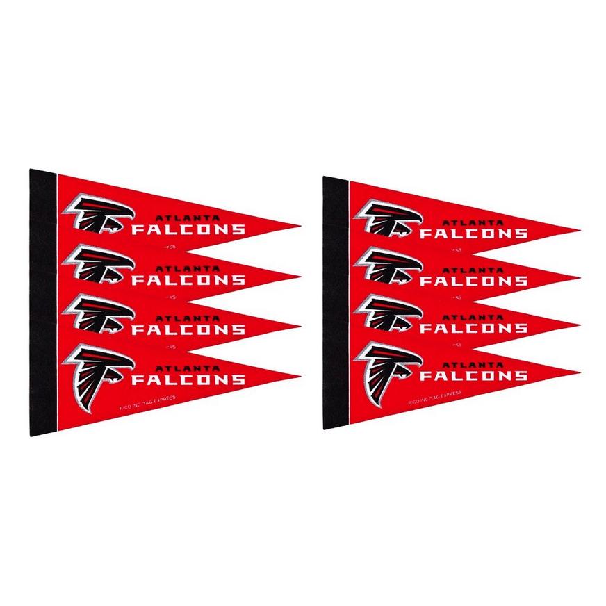 Atlanta Falcons Pennants 8ct