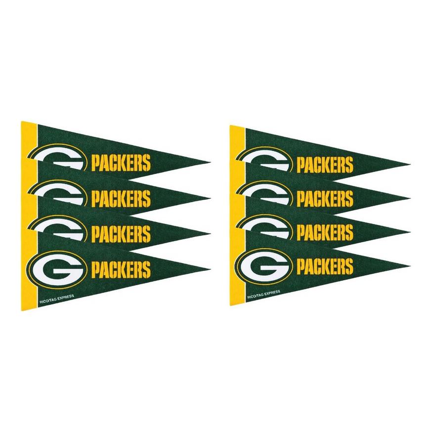 Green Bay Packers Pennants 8ct