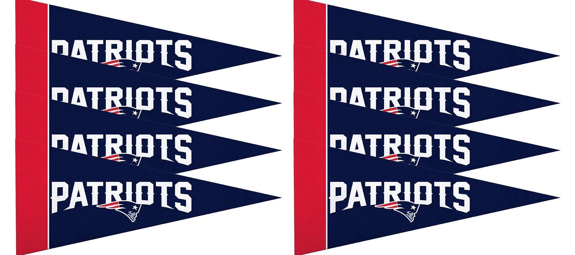 New England Patriots Pennants 8ct