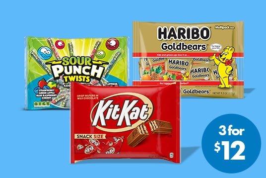 3 for $12 Bagged Candy