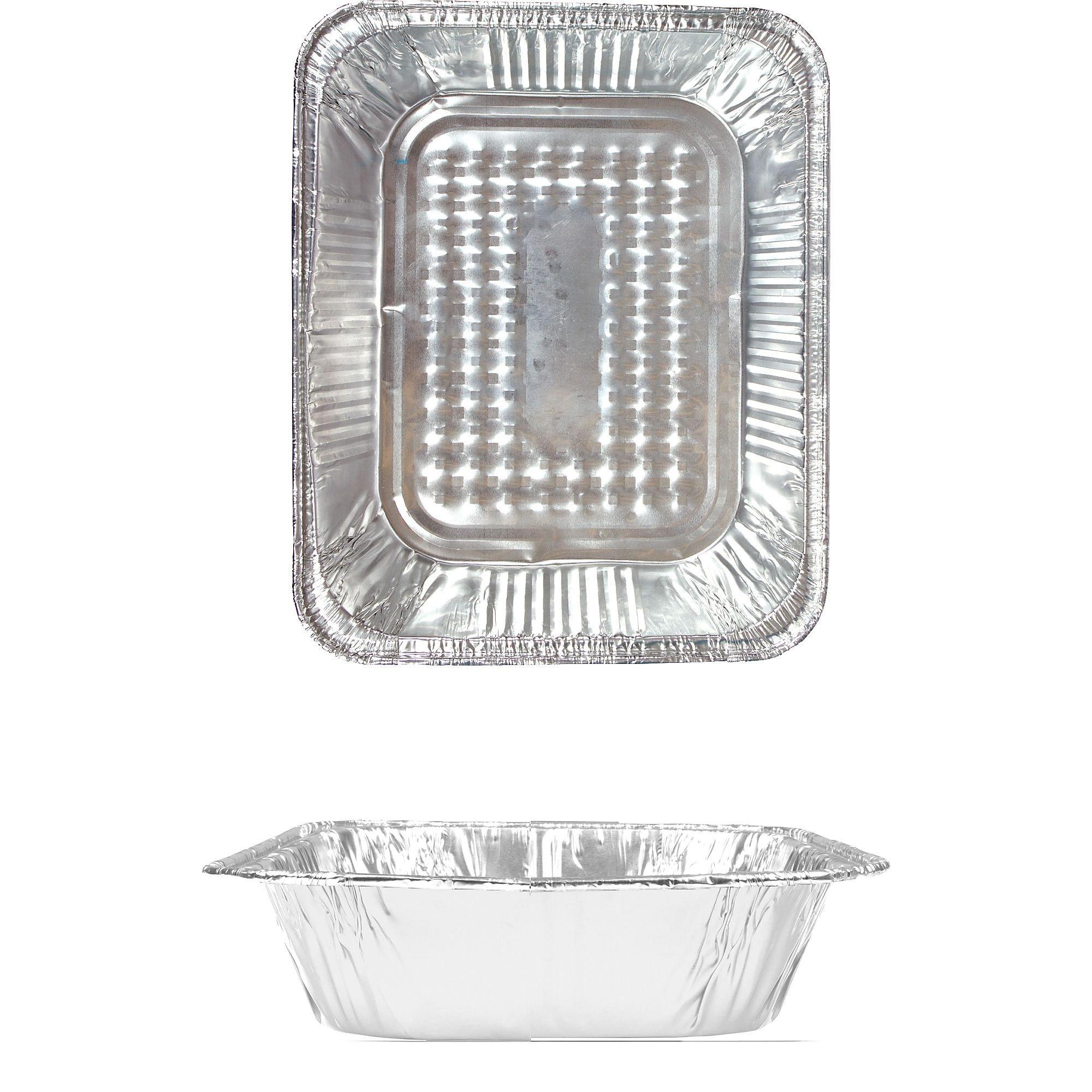 Foil Decor Set of (2) 9 x 13 Pan Carrier w/ Lid