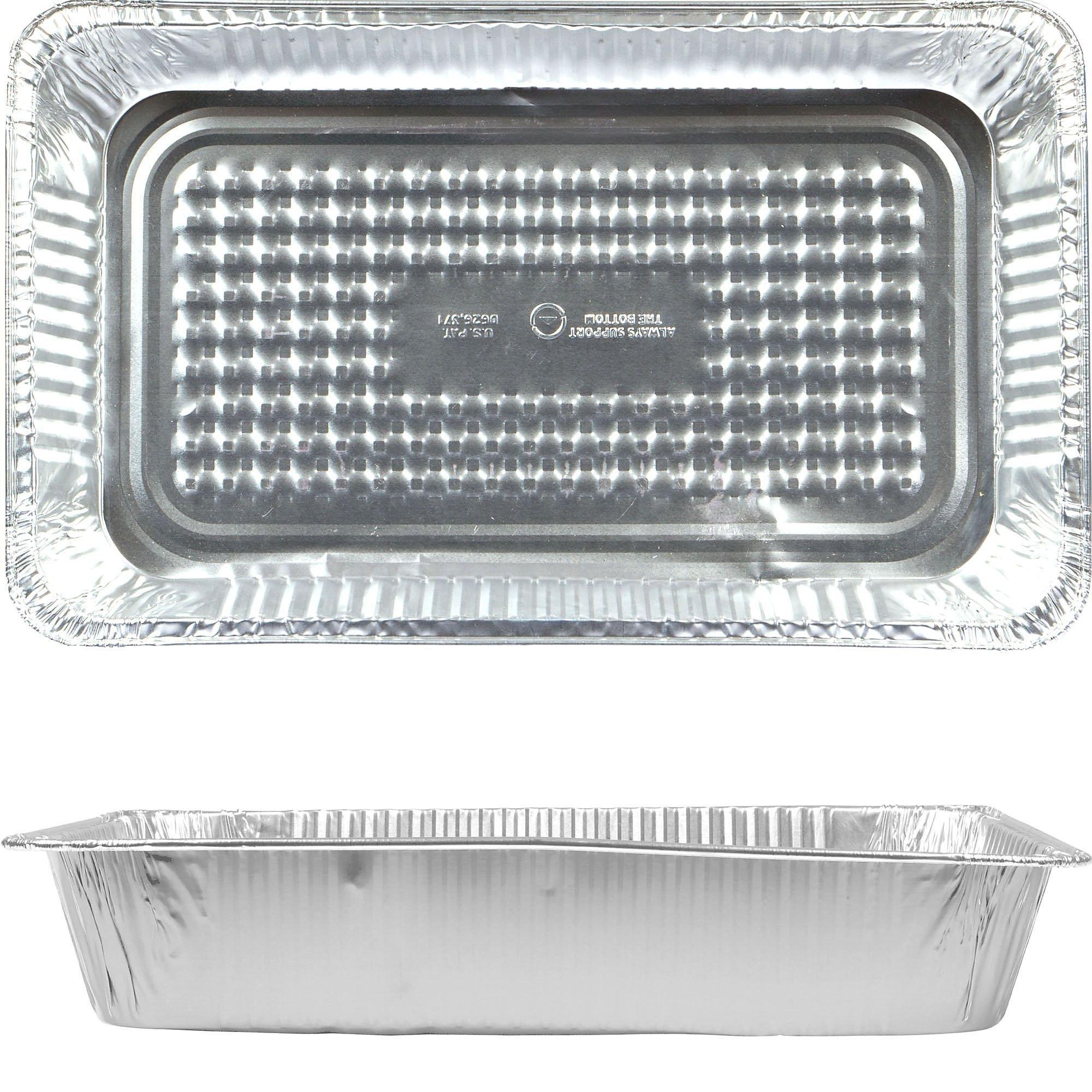 3 Pack of Full Size Disposable Foil Pan Holders, Event Catering