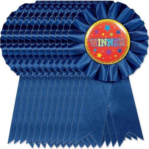 Beistle Award Party Ribbon - blue