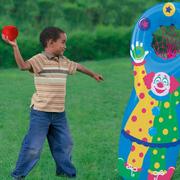 Inflatable Clown Ball Toss Game