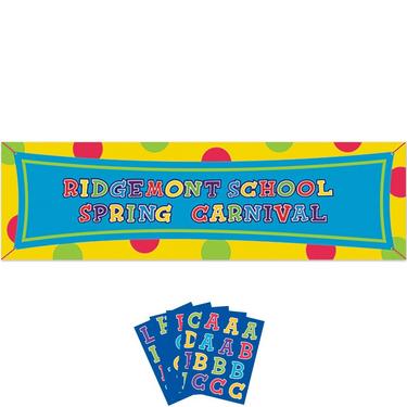 Giant Personalized Banners 4ct