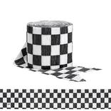 Black & White Checkered Streamer