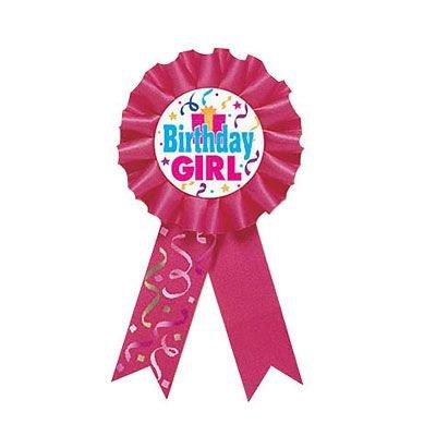 Birthday Party Decorations, Girls Birthday Ribbon, Birthday Girl