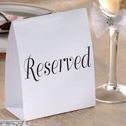 Reserved Table Cards 12ct
