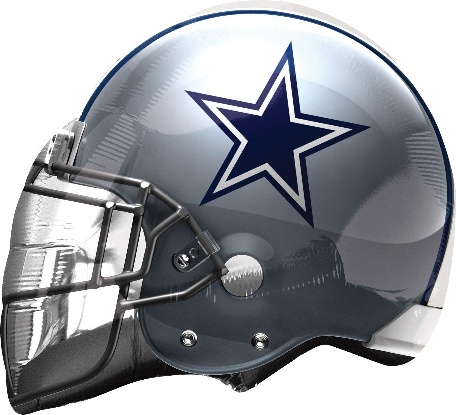 Dallas Cowboys Balloon 21in x 17in - Helmet